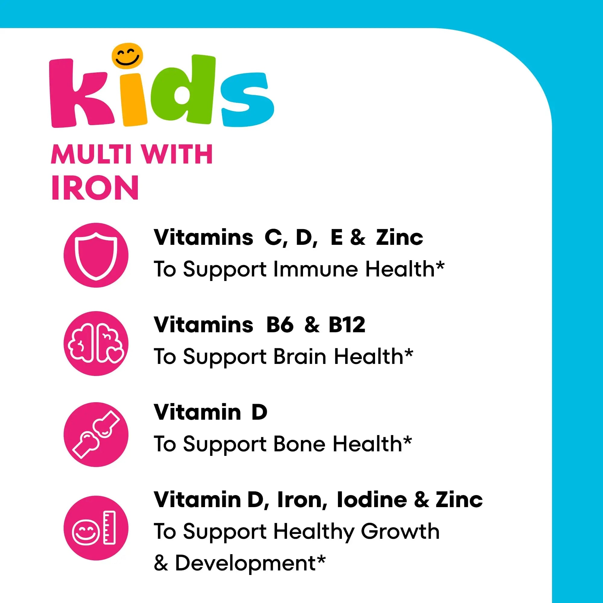 One A Day Kids Multivitamin with Iron Gummy, Vitamin D, Vitamin C, E, Zinc for Immune Support, Gummy Vitamins ONE A DAY uk supplements