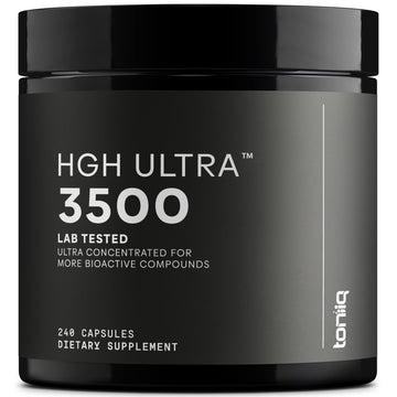 HGH Supplements for Men & Women (240 Count) 3,550mg+ Support Muscle Growth & Healthy Levels of Human Growth Hormone for Men, with High-Purity Arginine, Ornithine, Lysine, Tribulus, and Ashwagandha TQ Toniiq uk supplements