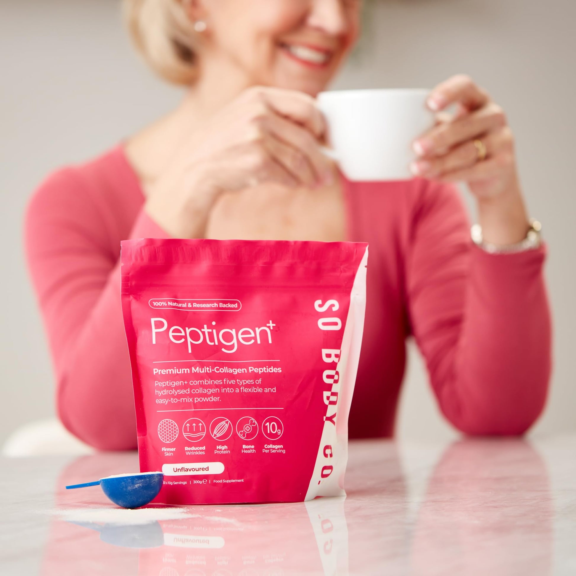 SoBodyCo Premium Collagen Supplement, Unique 5 Types of Collagen Powder, 300000mg, Collagen Peptides, Collagen So Body Co uk supplements