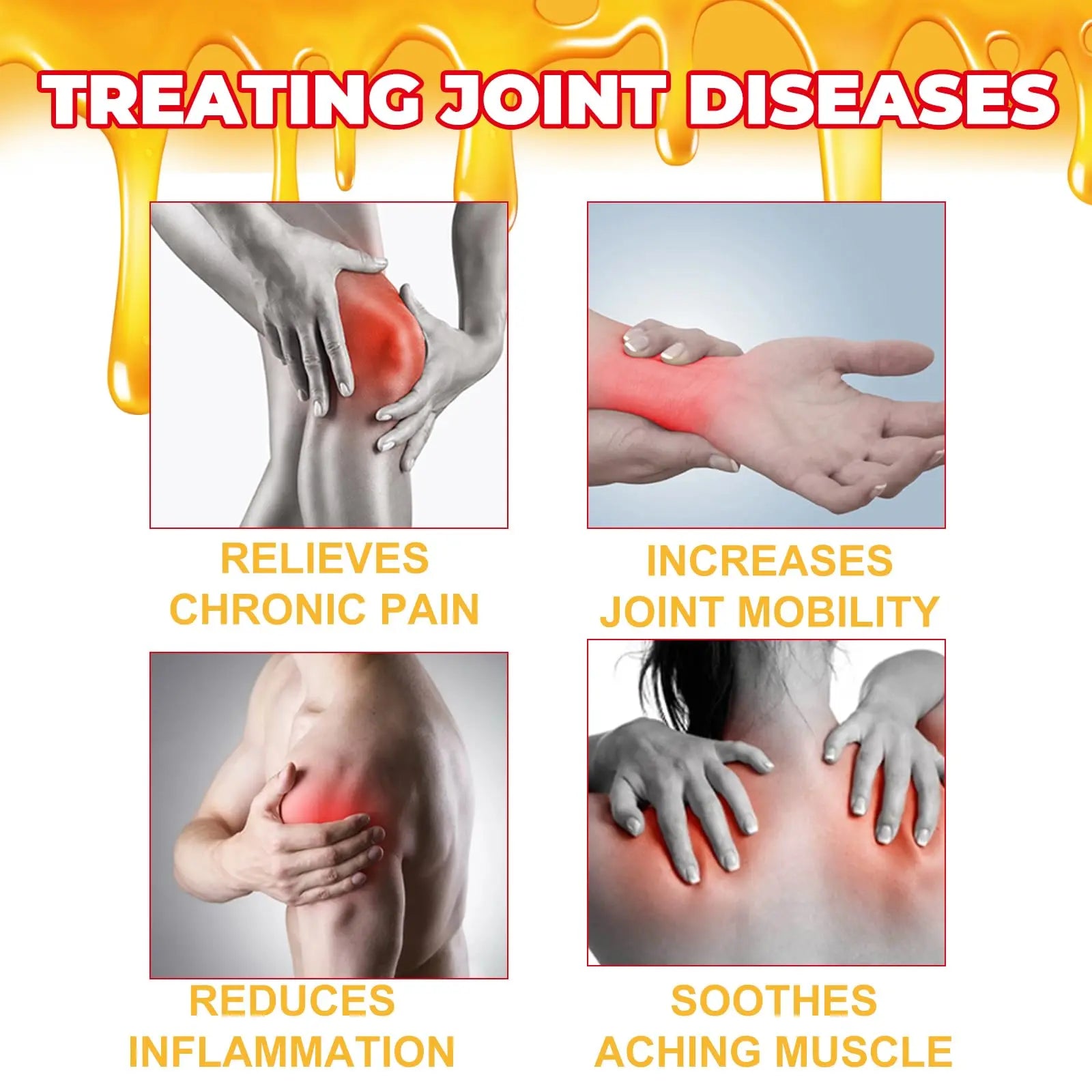 JOYVOIDX Joint & Knee Comfort Cream with Bee Venom and Cassia Flower, Formulated with Glucosamine for Flexibility and Mobility, 0.71oz JOYVOIDX uk supplements