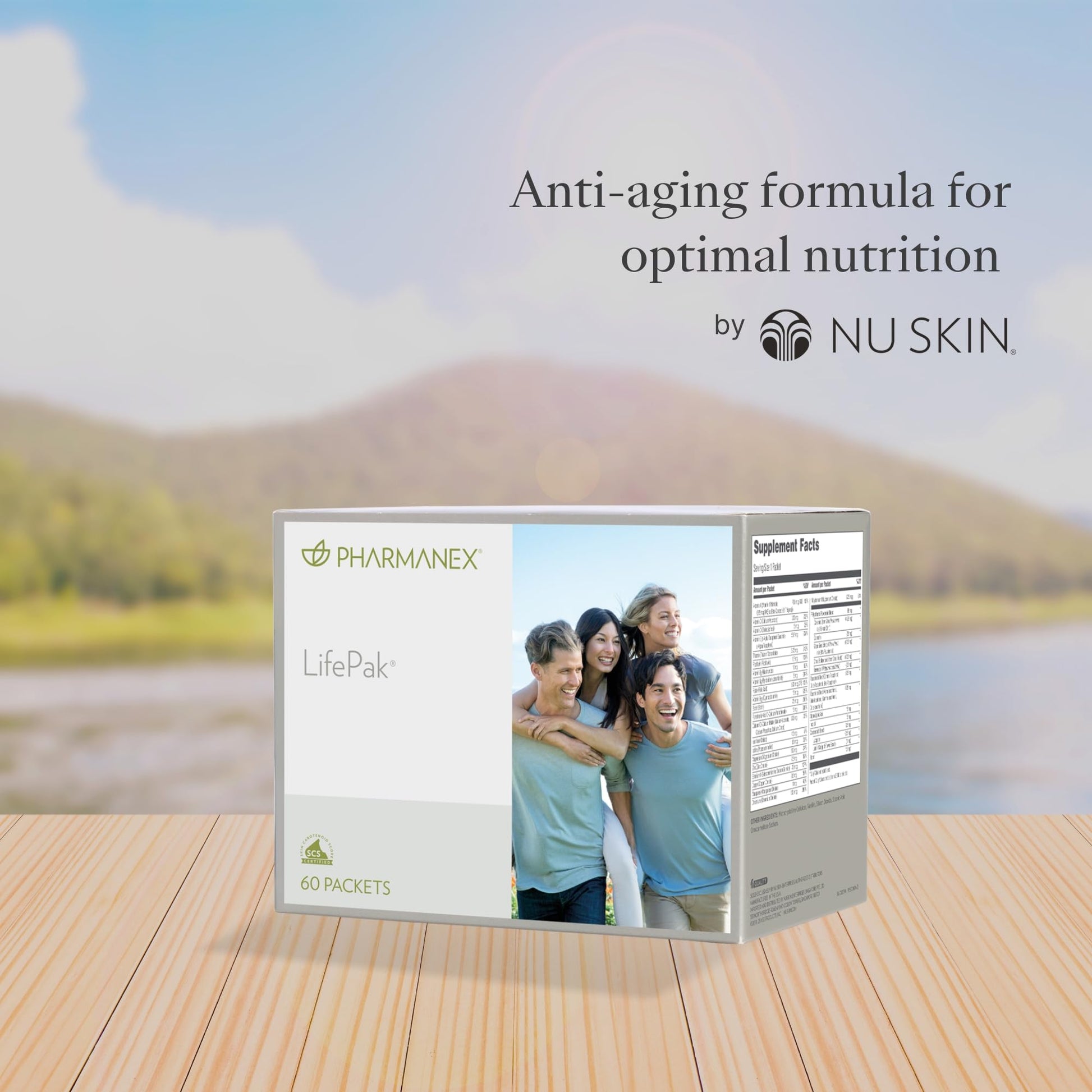 Pharmanex Nu Skin LifePak Advanced Nutritional Supplement for Adults | 60 Daily Packets | Aging, Digestive, and Gut Health Formula with Essential Vitamins, Minerals, and Phytonutrients Pharmanex uk supplements