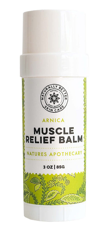 All-Natural Arnica Muscle Balm - Plant-Based Topical swelling and bruising Relief | Essential Oils & Menthol soothes and cools sore muscles, Hypoallergenic & Paraben-Free, Made in USA NATURE'S APOTHECARY uk supplements