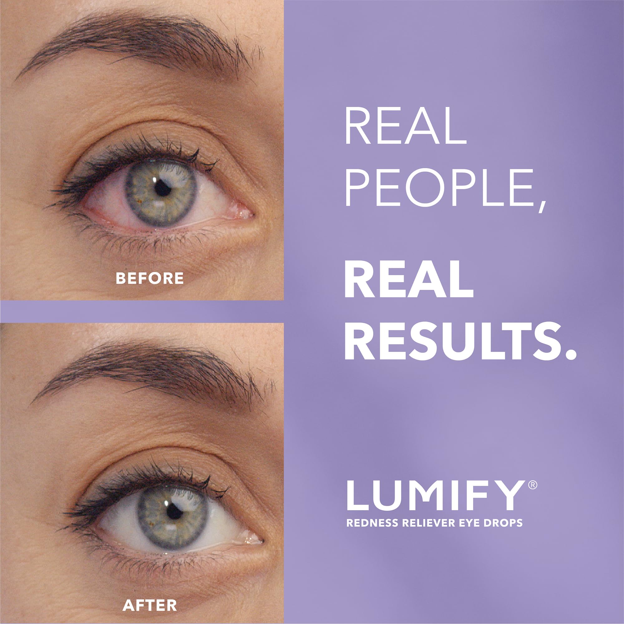 LUMIFY Eye Drops for Red Eyes, Redness Reliever for Brighter Looking Eyes, Works in 1 Minute & Lasts Up to 8 Hours, Eye Drops, 0.17 Fl Oz (5 mL) LUMIFY uk supplements