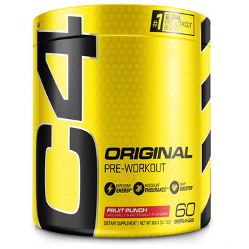 C4 Original Pre Workout Powder Fruit Punch - Vitamin C for Immune Support - Sugar Free Cellucor uk supplements