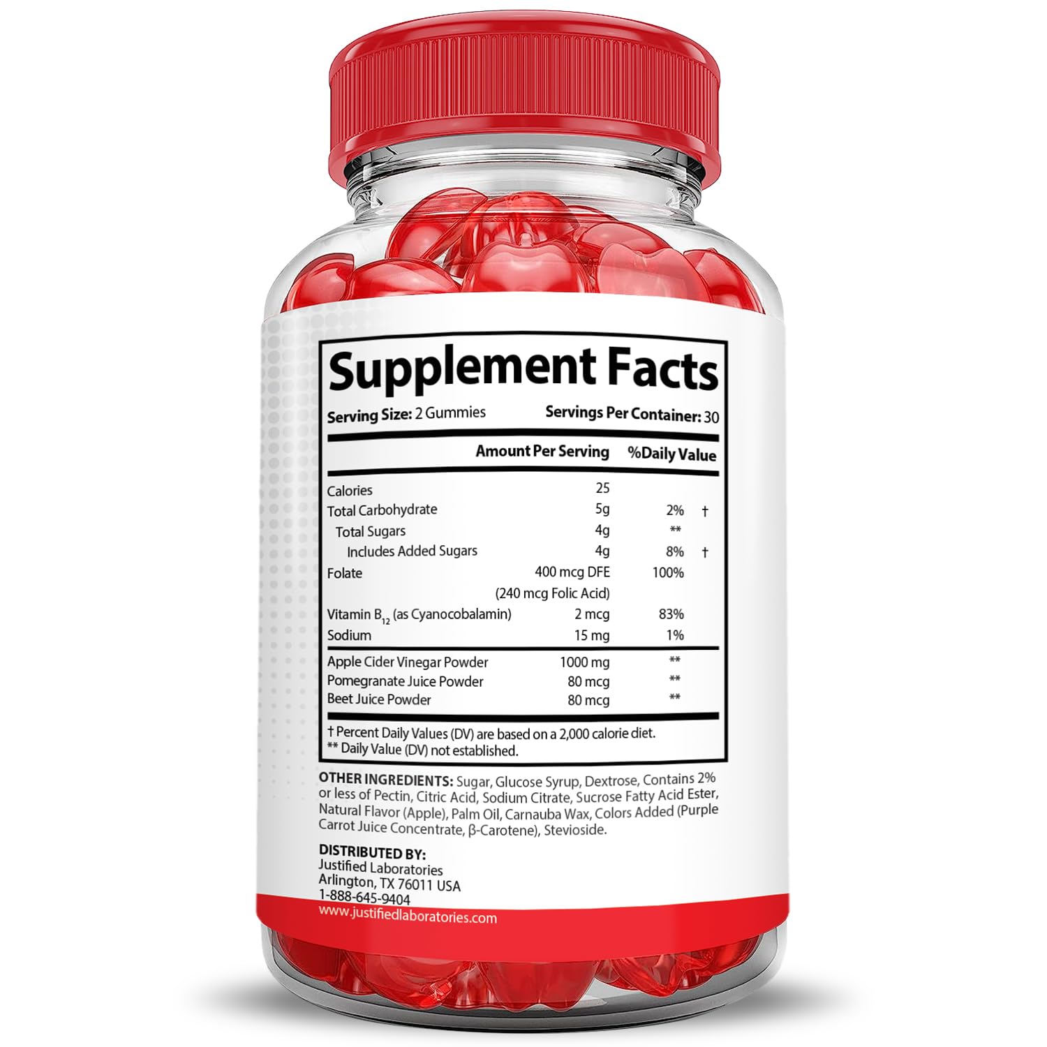 Justified Laboratories (3 Pack) Vital Pump XL Performance Gummies 1000MG Advanced Formula Vital PumpXL Formulated with Beet Juice ACV Pomegranate Beet Powder B12 Vegan Non GMO 180 Gummys Justified Laboratories uk supplements