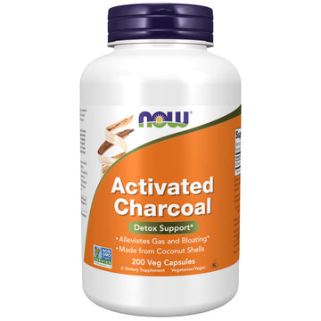 NOW Supplements, Activated Charcoal Made from Coconut Shells, Non-GMO Project Verified NOW uk supplements