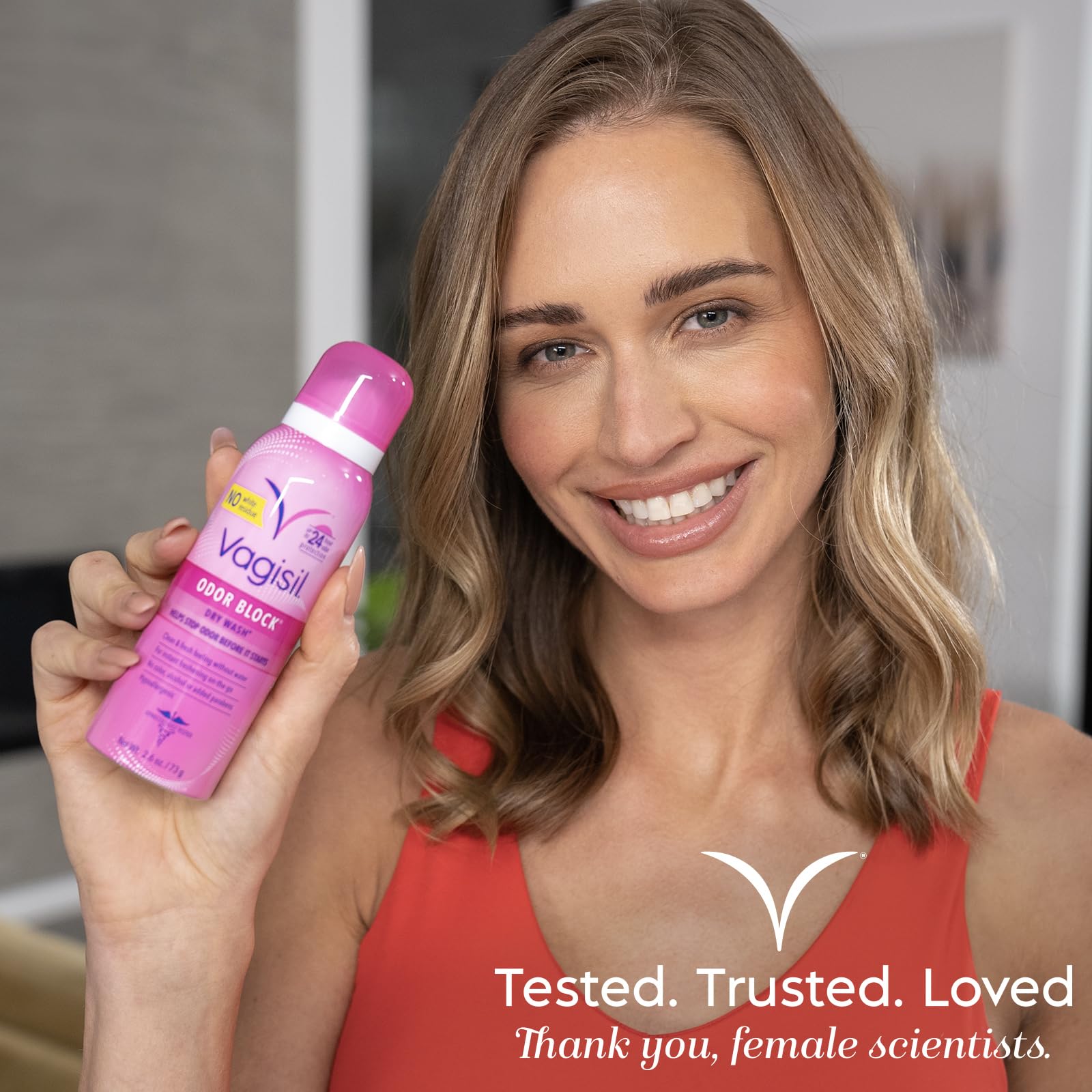 Vagisil Odor Block Dry Wash Spray for Feminine Hygiene, Gynecologist Tested, Hypoallergenic, 2.6 Ounces Vagisil uk supplements