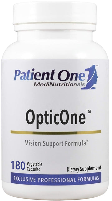 Patient One OpticOne | Supplement to Support Optic Nerve Health and Eyesight Function* | With Vitamins A and E, Lutein, ALA and More | 180 Capsules Patient One uk supplements