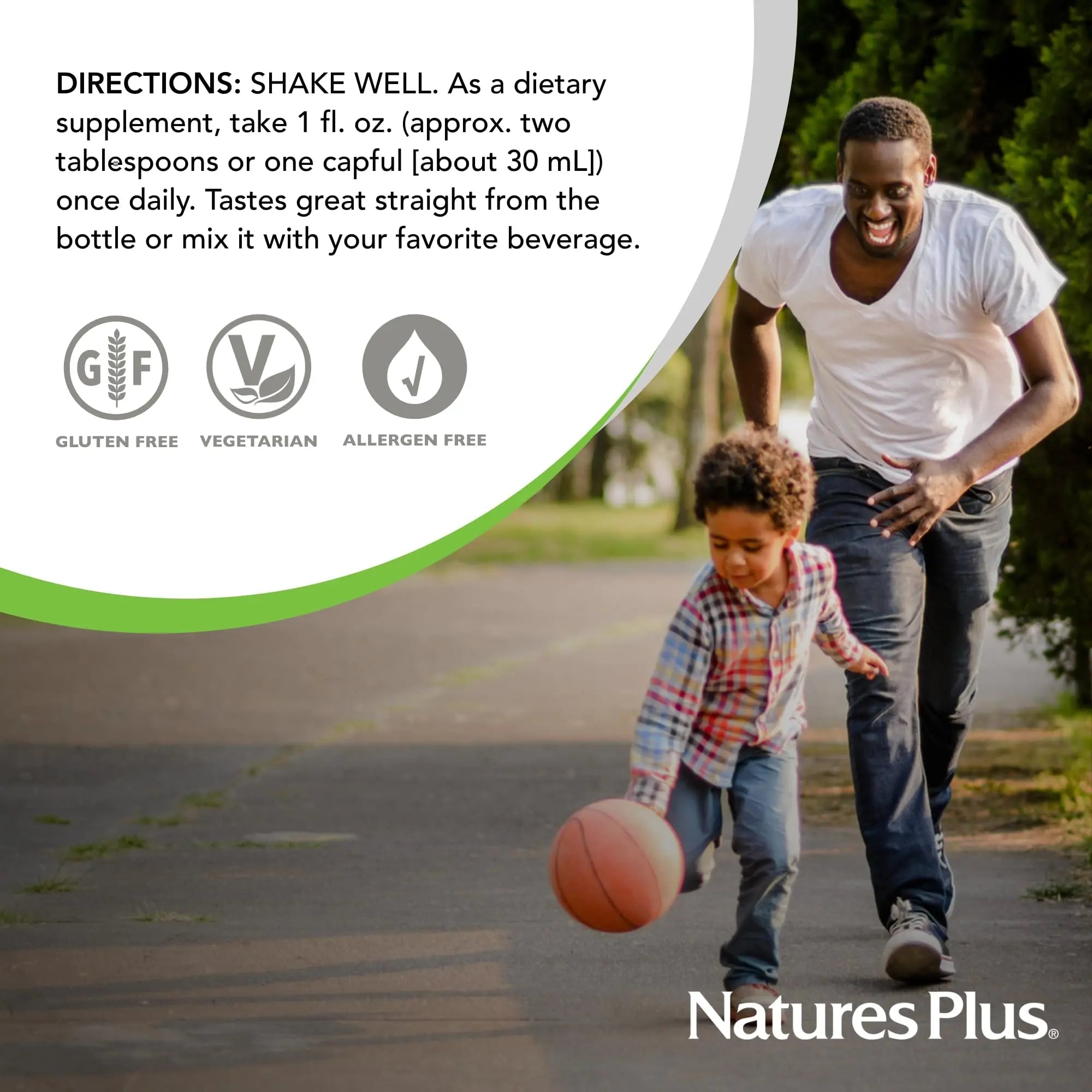NaturesPlus Source of Life Gold Multivitamin Liquid - 30 oz - with Vitamins D3, B12 & K2 - Blood, Bone & Immune Support - Vegetarian & Gluten Free - 30 Servings NaturesPlus uk supplements