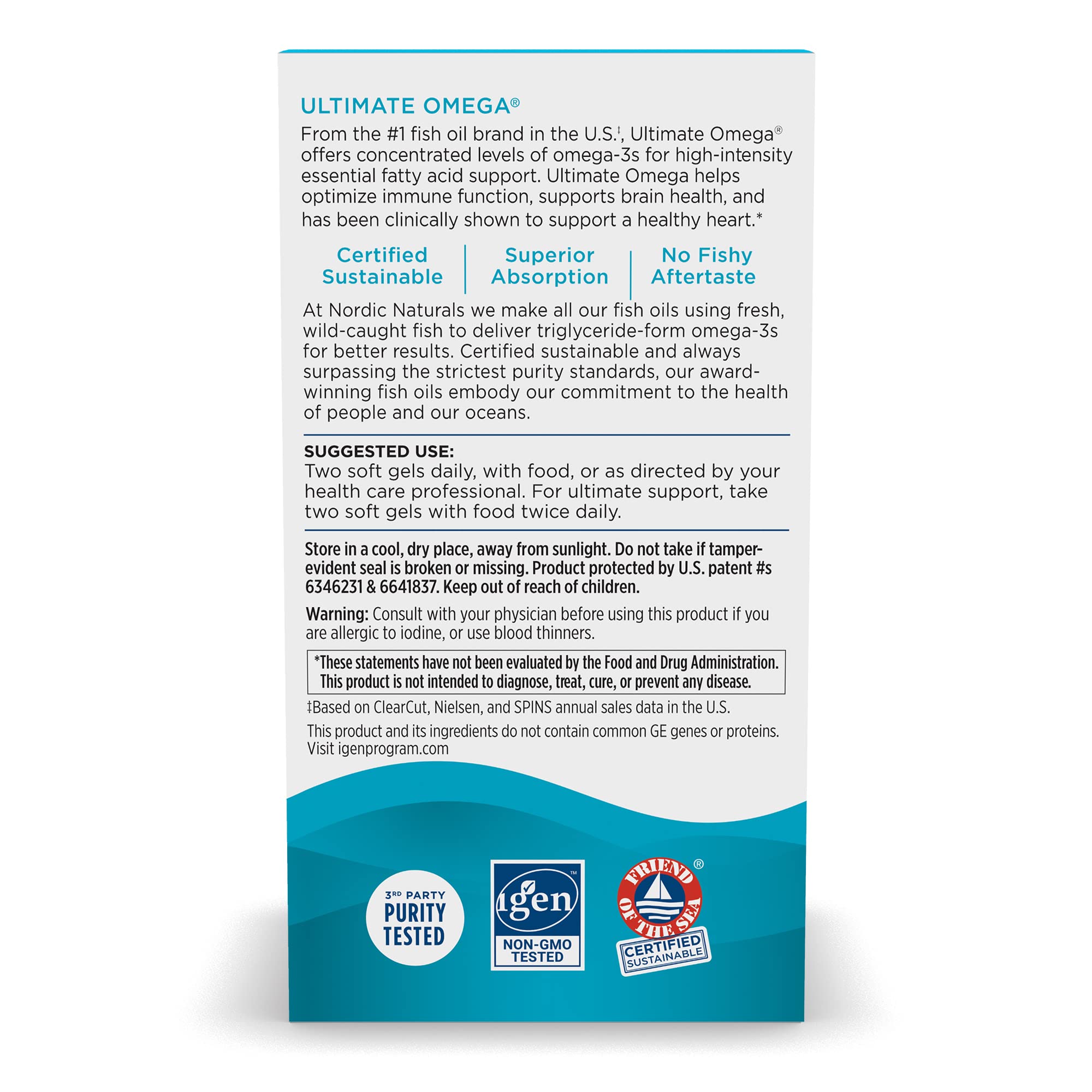 Nordic Naturals Ultimate Omega, Lemon Flavor - 210 Soft Gels - 1280 mg Omega-3 - High Nordic Naturals uk supplements