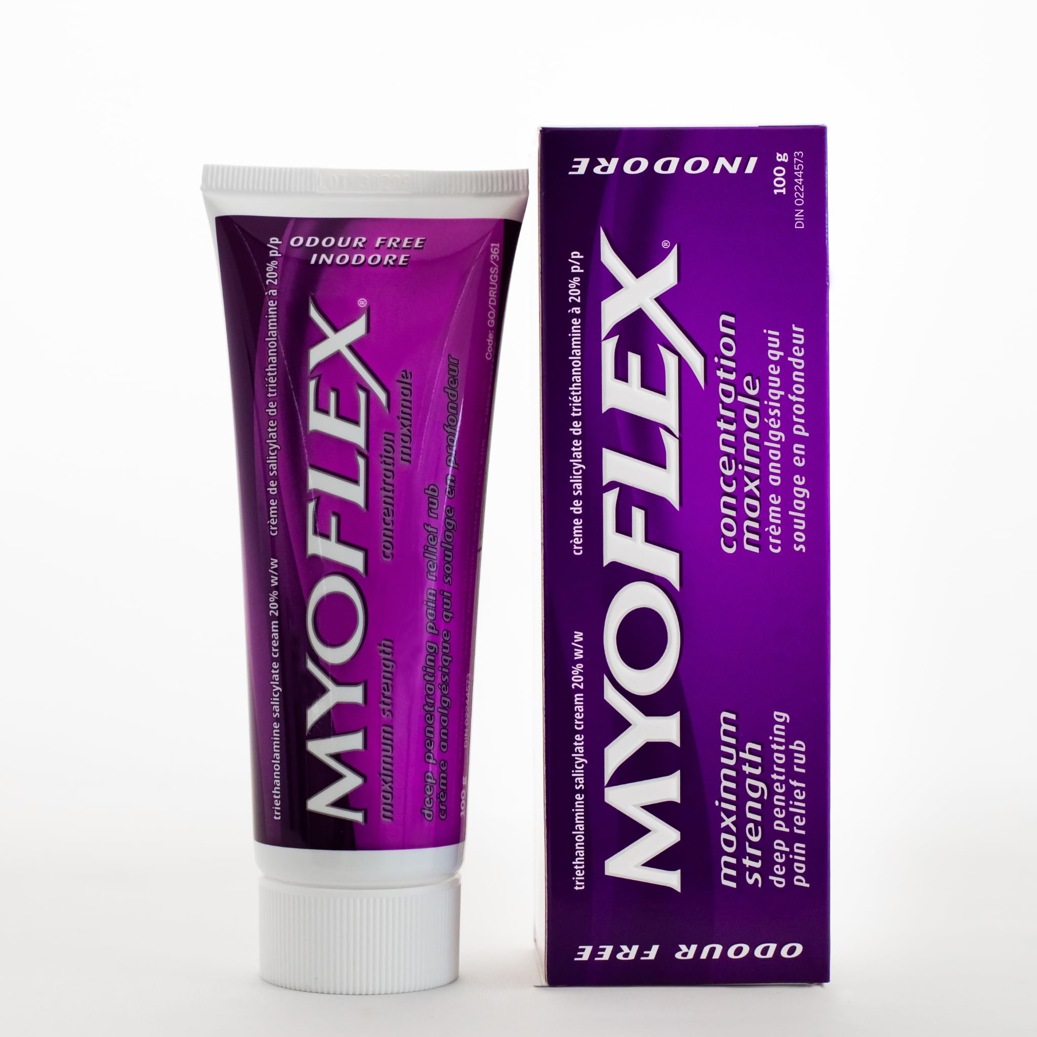 Myoflex Pain Relief Rub | Odourless | Provides Deep Penetrating Relief of Muscle Soreness & Joint Pain | Menthol Free | Stain Free | Non-Greasy | Great for Ages 2+ | 100 Grams (Maximum Strength) Myoflex uk supplements