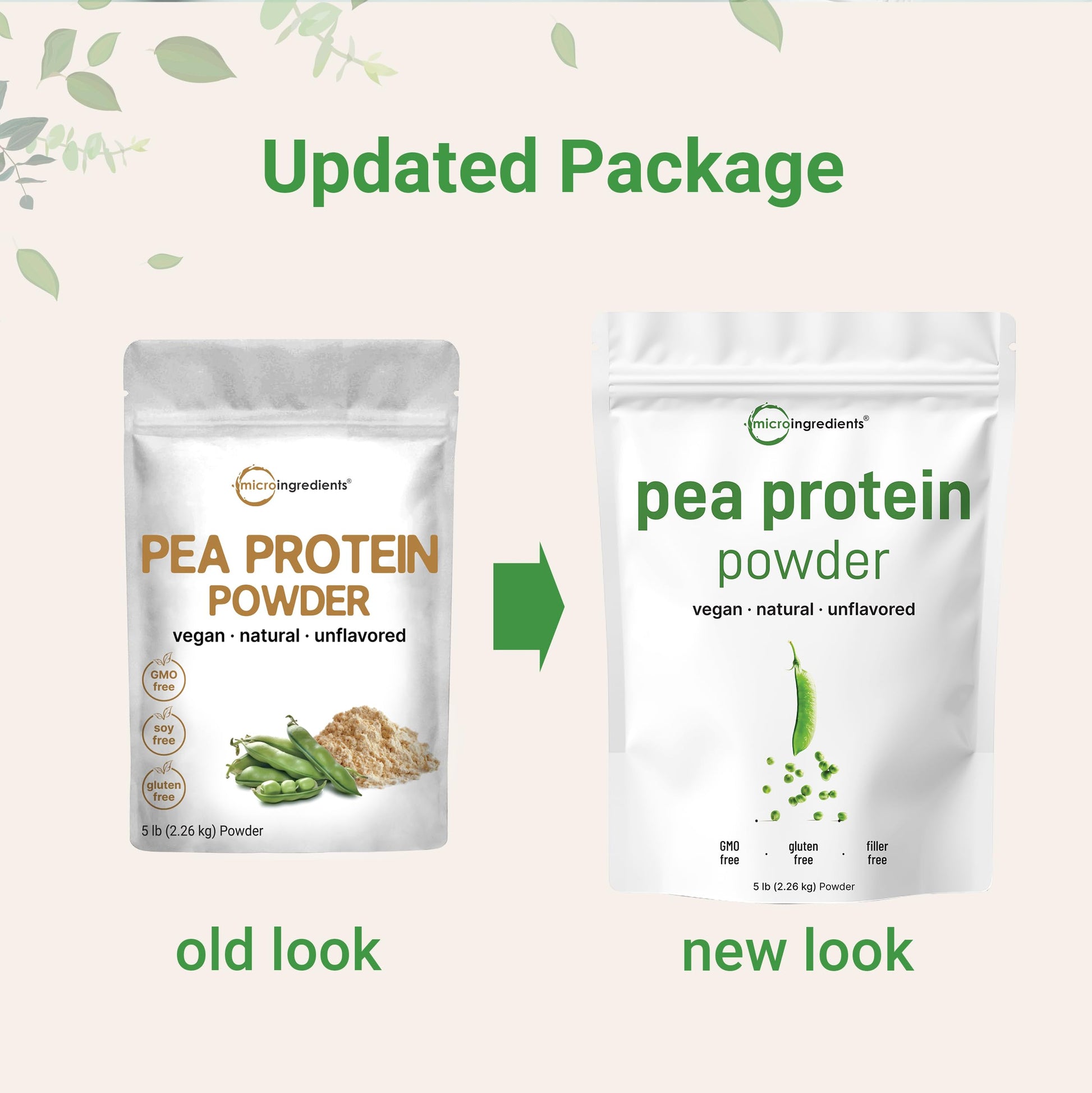 Micro Ingredients North American Grown, Pea Protein Powder, 5 Pounds | Plant Based, Unflavored | Complete Vegan Protein Source with BCAAs & EAAs – 27g Serving | Non-GMO, Keto Friendly Micro Ingredients uk supplements