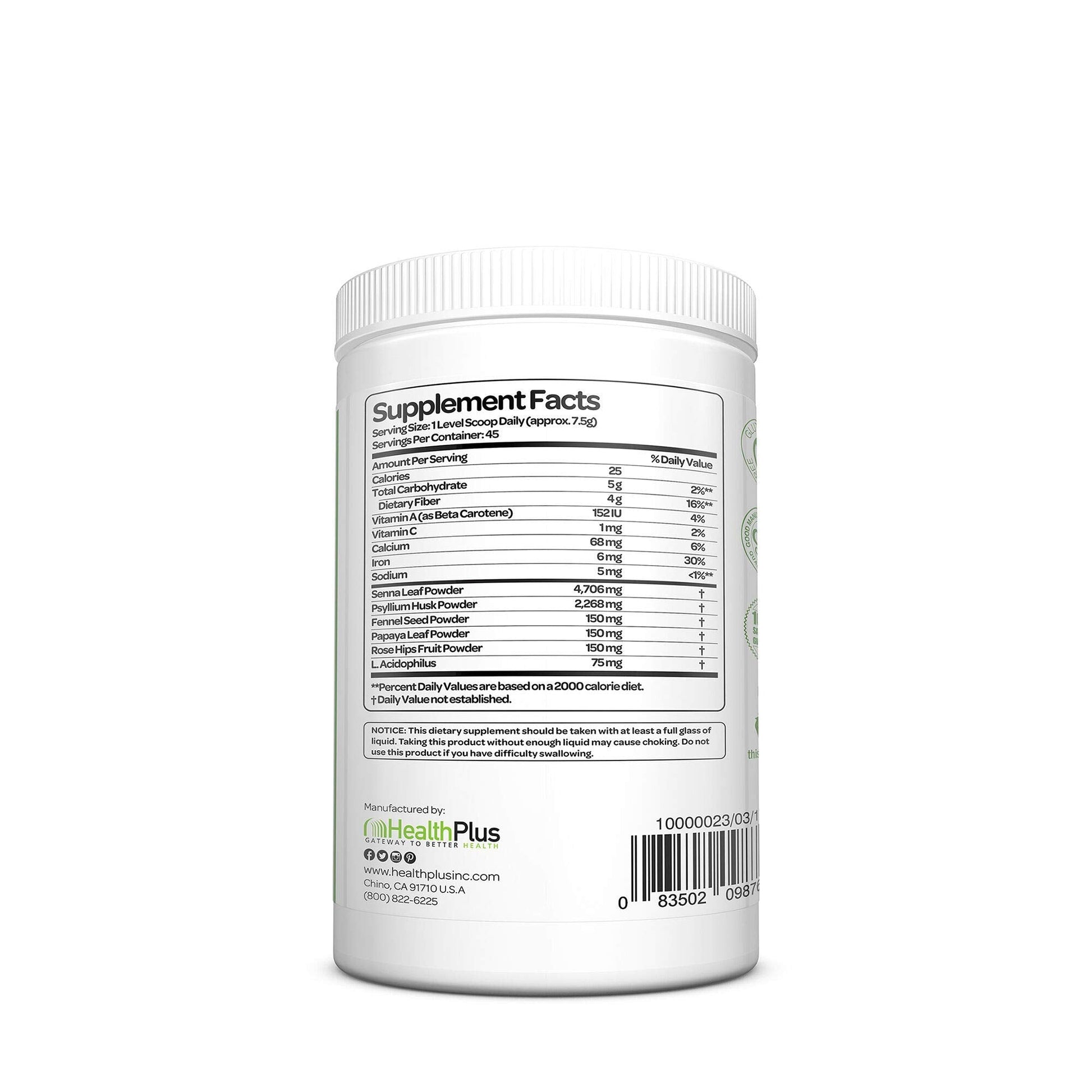 Health Plus Super Colon Cleanse: 10-Day Cleanse -Detox | More than 1 Cleanse, 12 Ounces Health Plus uk supplements