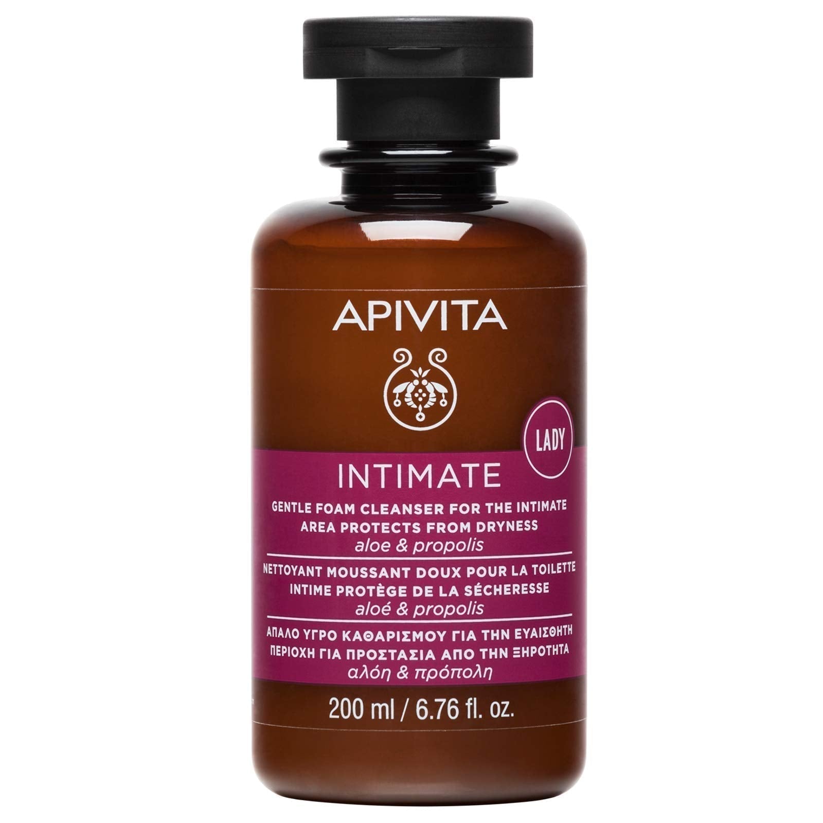 APIVITA Gentle Foam Cleanser for the Intimate Area, pH Balancing Feminine Wash Apivita uk supplements