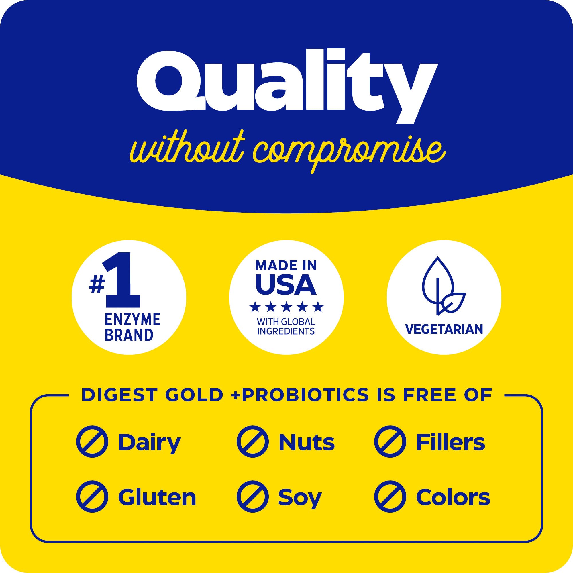 Enzymedica Digest Gold + Probiotics, 2-in-1 Digestive Enzymes & Probiotic Support, Promotes Gut Health with 1 Billion Active Cultures, 180 Capsules Enzymedica uk supplements
