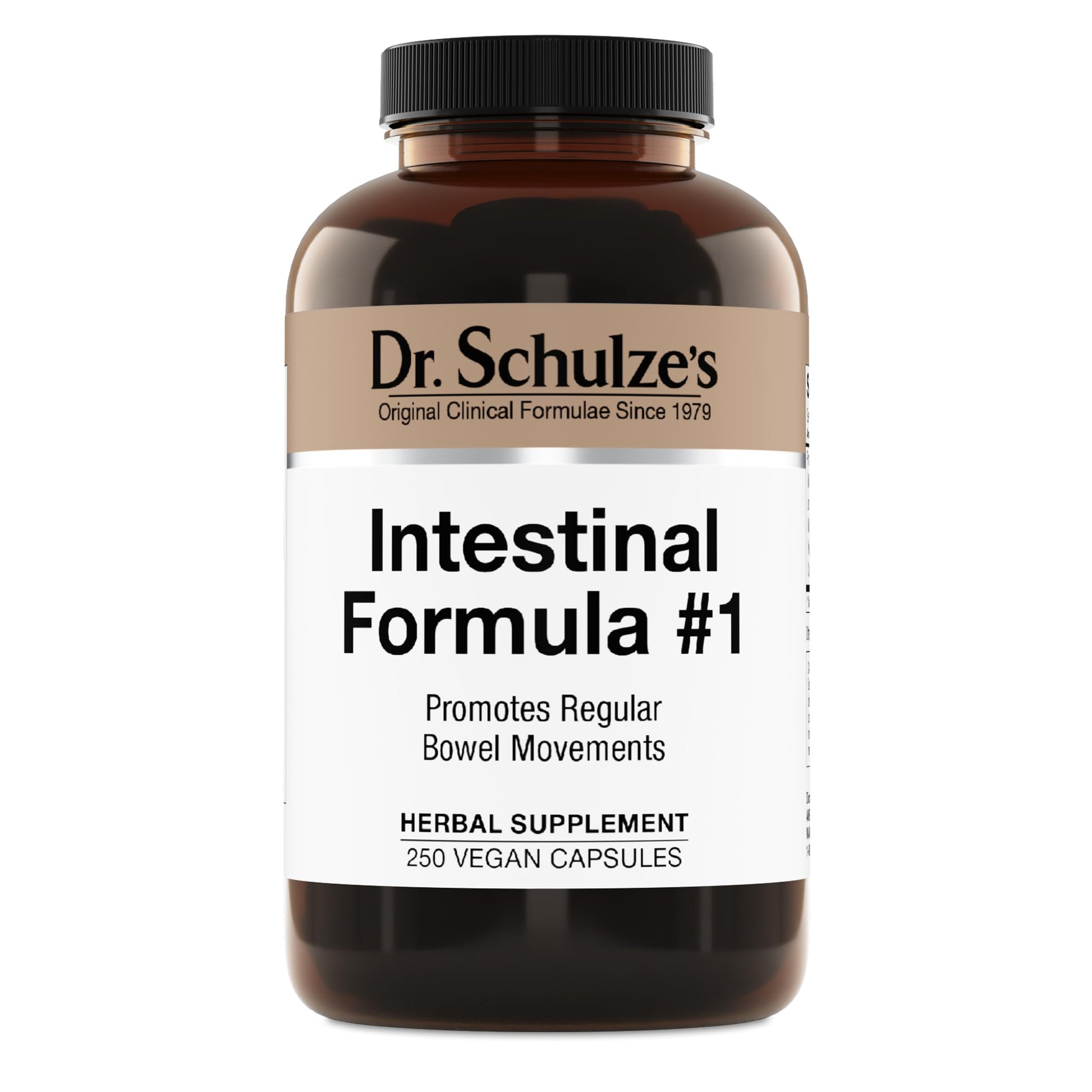 Dr. Schulze's Intestinal Formula #1 - Bowel Movement Supplement for Colon Health Support - Bloating & Constipation Aid - Intestinal Cleanse - All-Natural - Plant-Based - Vegan - 250 Count Dr. Schulze's uk supplements