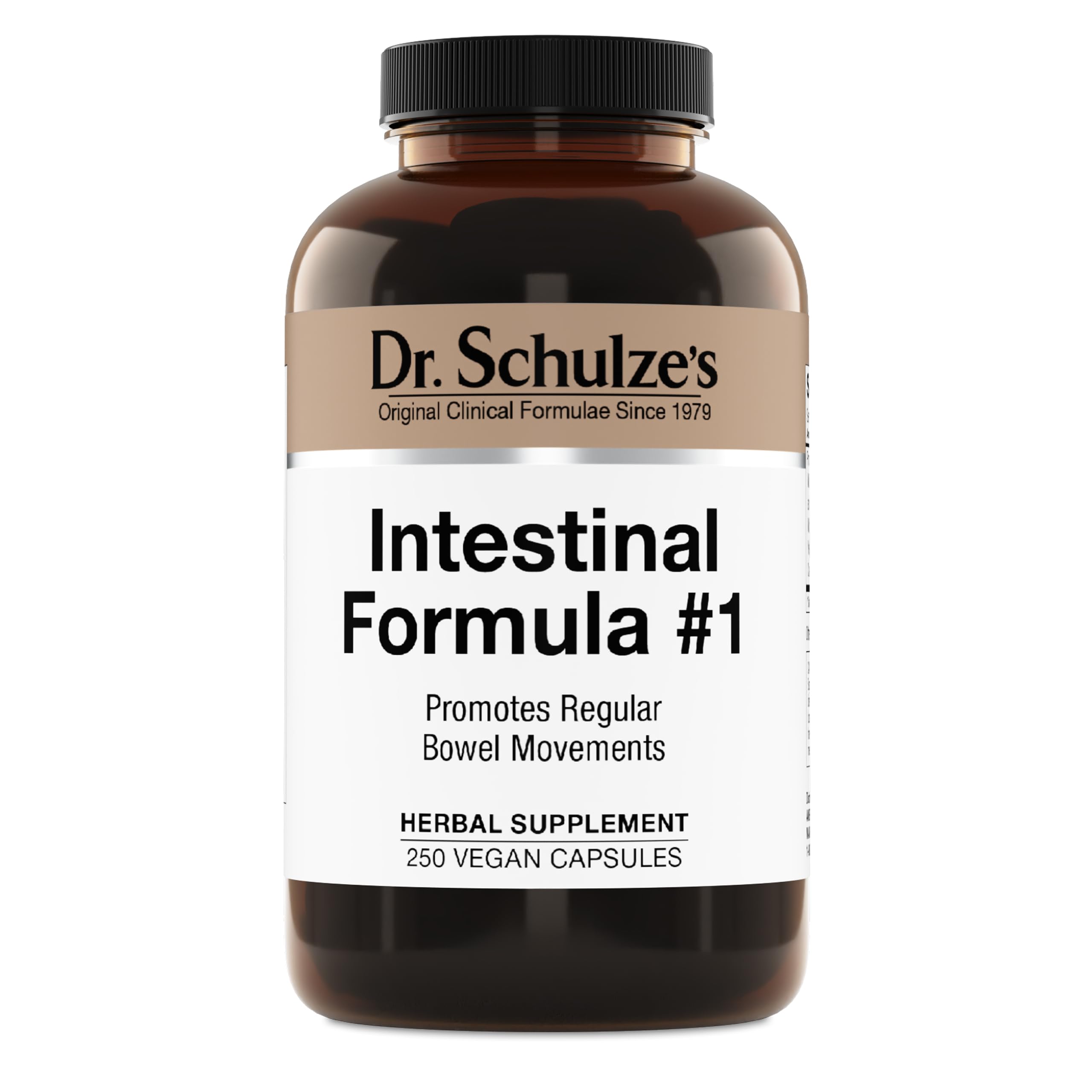 Dr. Schulze's Intestinal Formula #1 - Bowel Movement Supplement for Colon Health Support - Bloating & Constipation Aid - Intestinal Cleanse - All-Natural - Plant-Based - Vegan - 250 Count Dr. Schulze's uk supplements