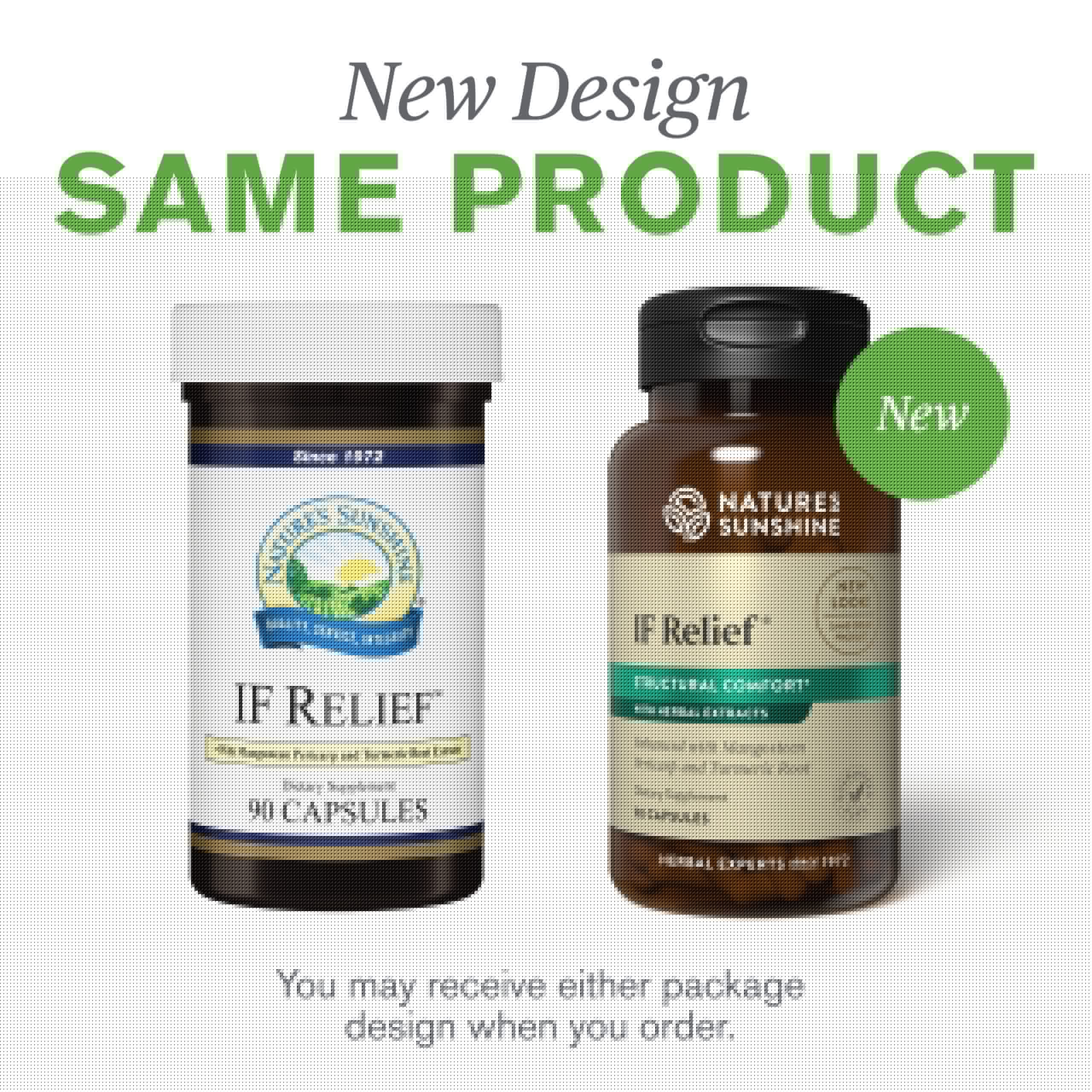 Nature's Sunshine IF Relief, 90 Capsules | Powerful Combination of Herbs That May Support The Body's Natural Process for Dealing with Muscle Pain Following Exercise Nature's Sunshine uk supplements