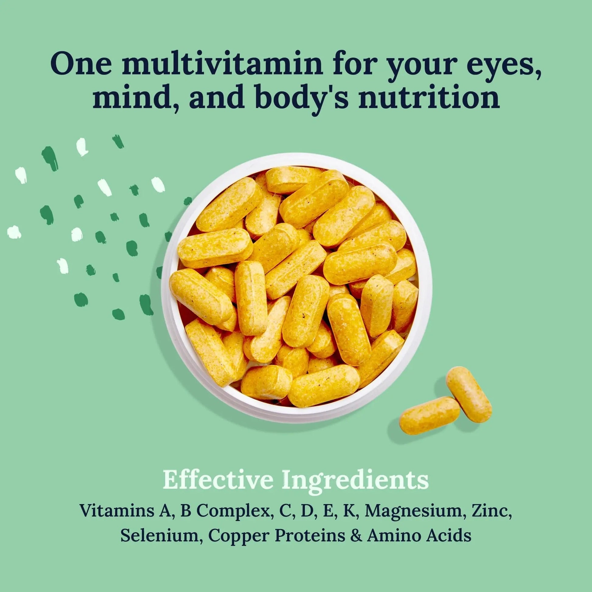 CorneaCare Vitamins and Minerals | Multivitamin for Vision & Health | Dry Eye Supplements | 60 Tablets CorneaCare uk supplements