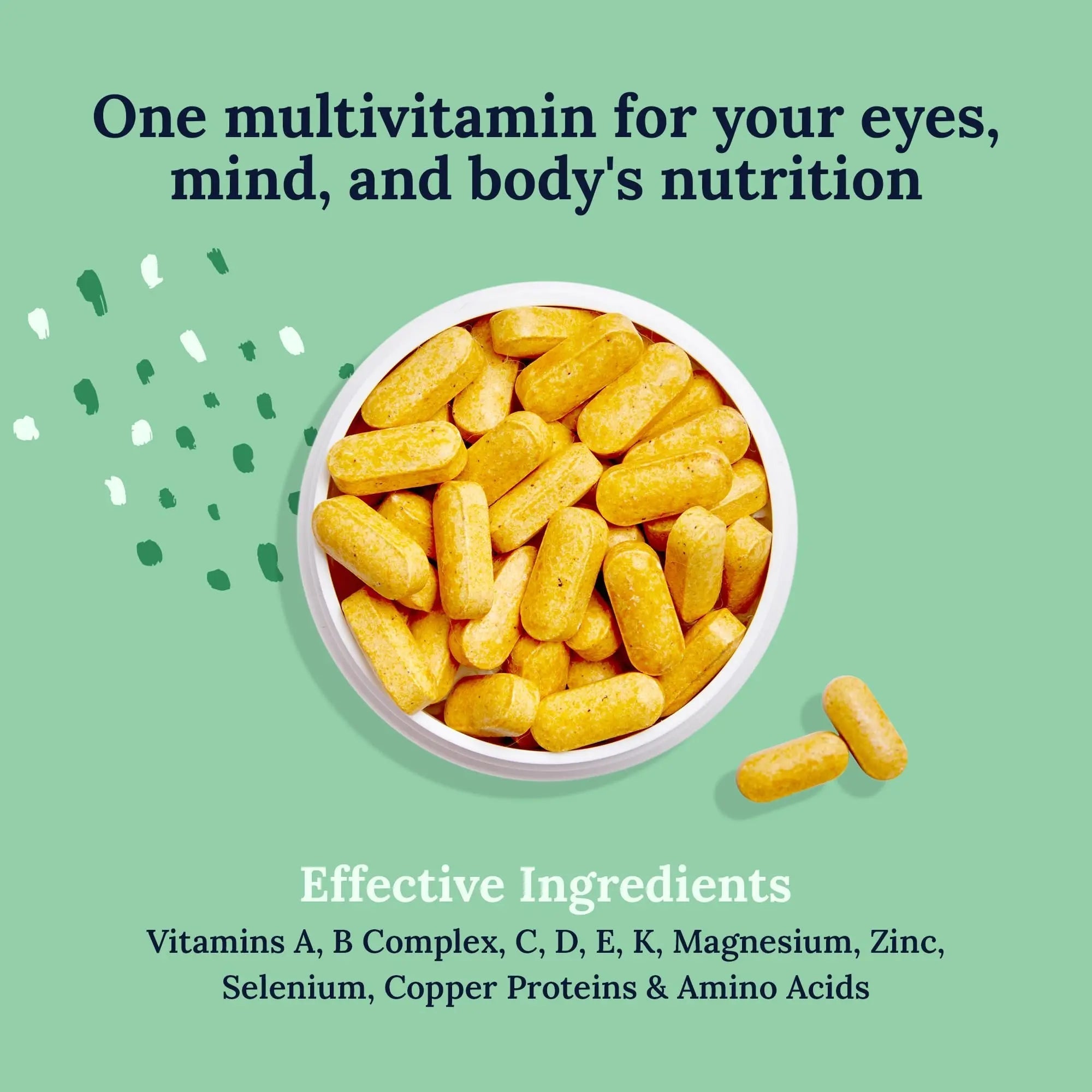 CorneaCare Vitamins and Minerals | Multivitamin for Vision & Health | Dry Eye Supplements | 60 Tablets CorneaCare uk supplements
