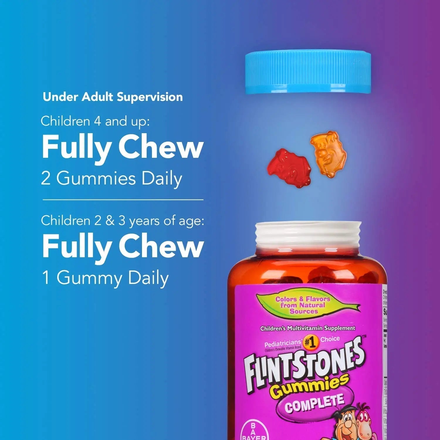 Flintstones Children's Complete Multivitamin Gummies, 70 Count Flintstones Vitamins uk supplements