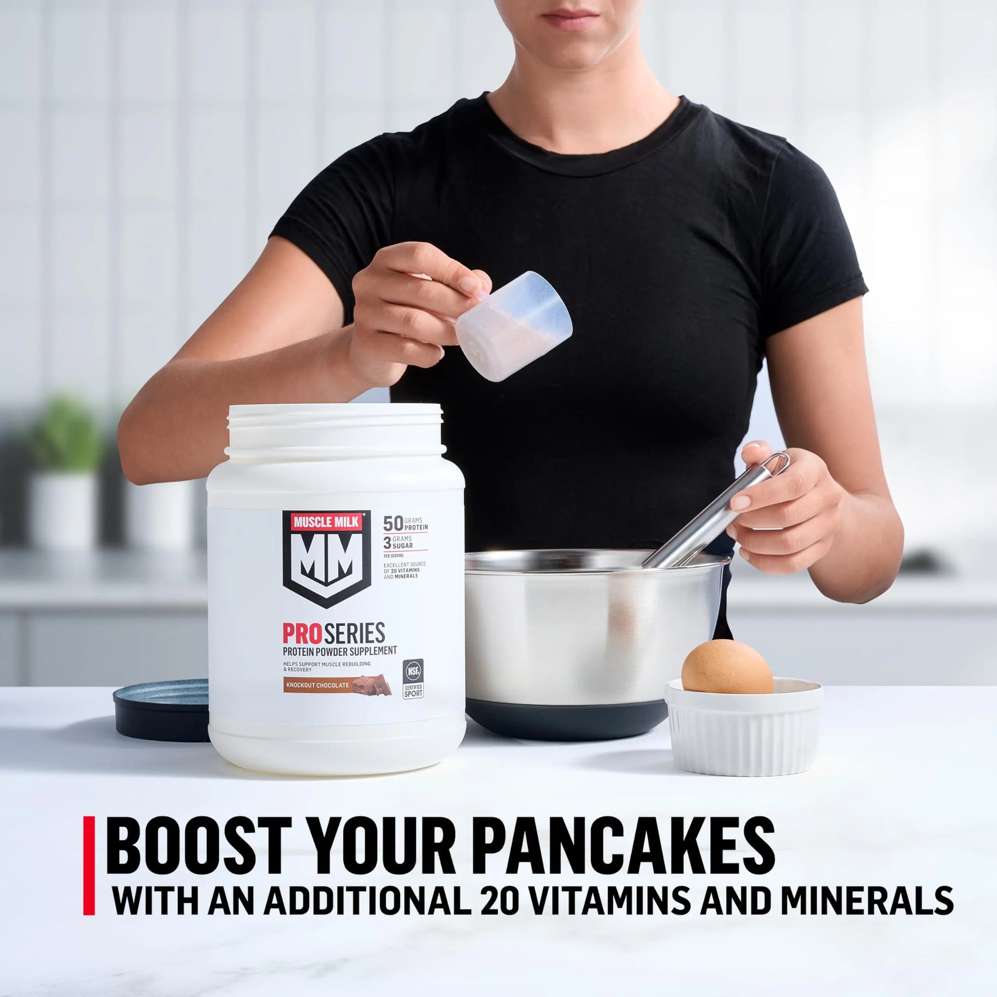 Muscle Milk Pro Series Protein Powder Supplement, Slammin' Strawberry, 2 Pound, 11 Servings, 50g Protein, 3g Sugar, 20 Vitamins & Minerals, NSF Certified for Sport, Packaging May Vary Muscle Milk uk supplements