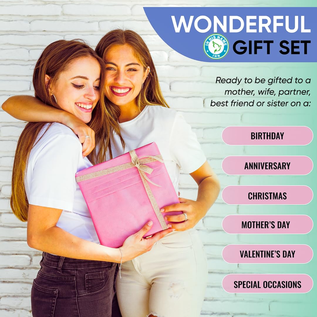 Scented Candles Gift for Women, 4 Pack, Reusable Tin Box, Luxury Candles for Home In His Name uk supplements