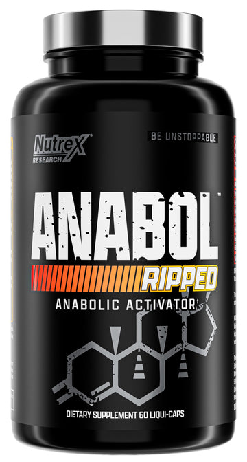 Nutrex Research Anabol Ripped Anabolic Muscle Builder for Men, 2-in-1 Muscle Builder and Shredding Supplement, (60 Count) Nutrex Research uk supplements