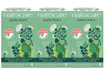 Panty Liners Curved 30ct - Panty Liner ( Pack of 3) NATRACARE uk supplements