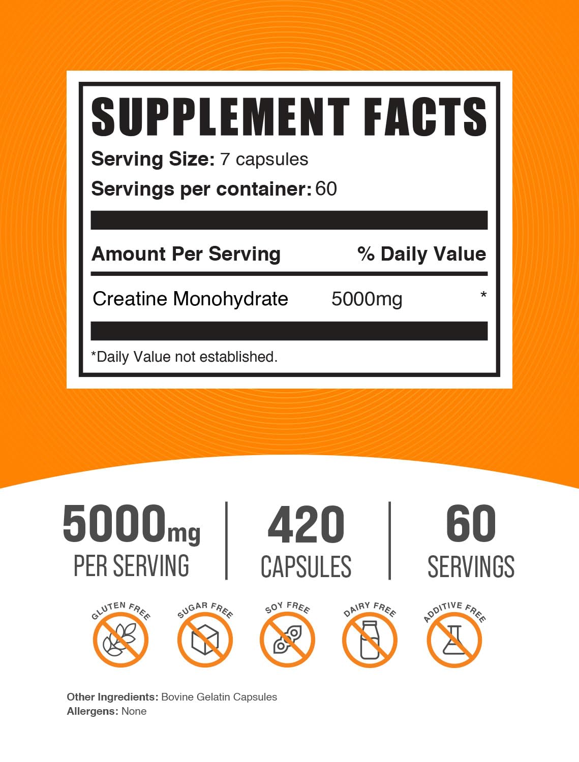 BULKSUPPLEMENTS.COM Creatine Monohydrate Capsules - Micronized Creatine Monohyd BULKSUPPLEMENTS.COM uk supplements