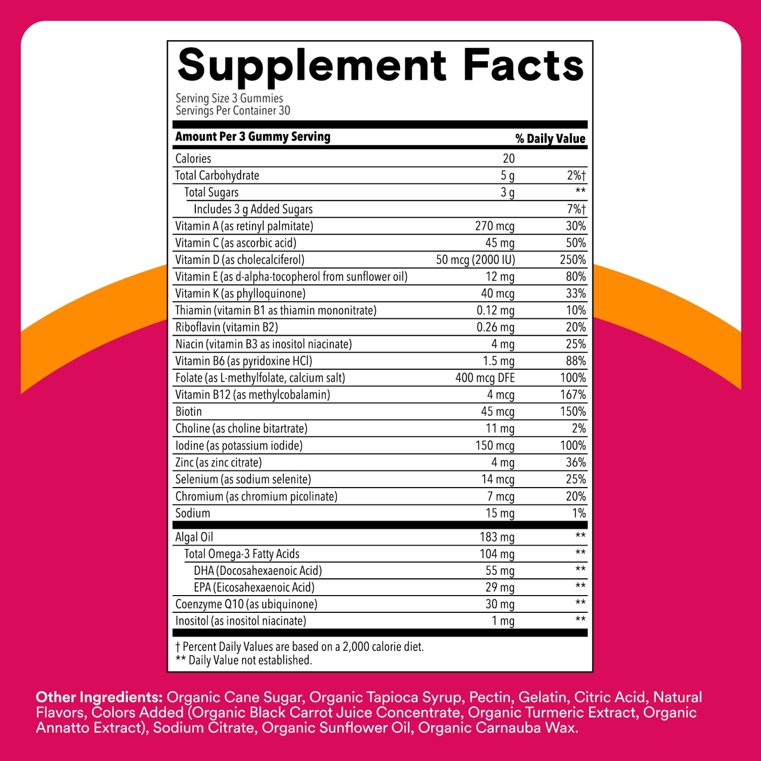 SmartyPants Women's Multivitamin Gummies - Improved Formula: Omega 3 (DHA/EPA), Methylfolate, CoQ10, Vitamin D3, C, Vitamin B12, B6, A, K & Zinc SmartyPants uk supplements