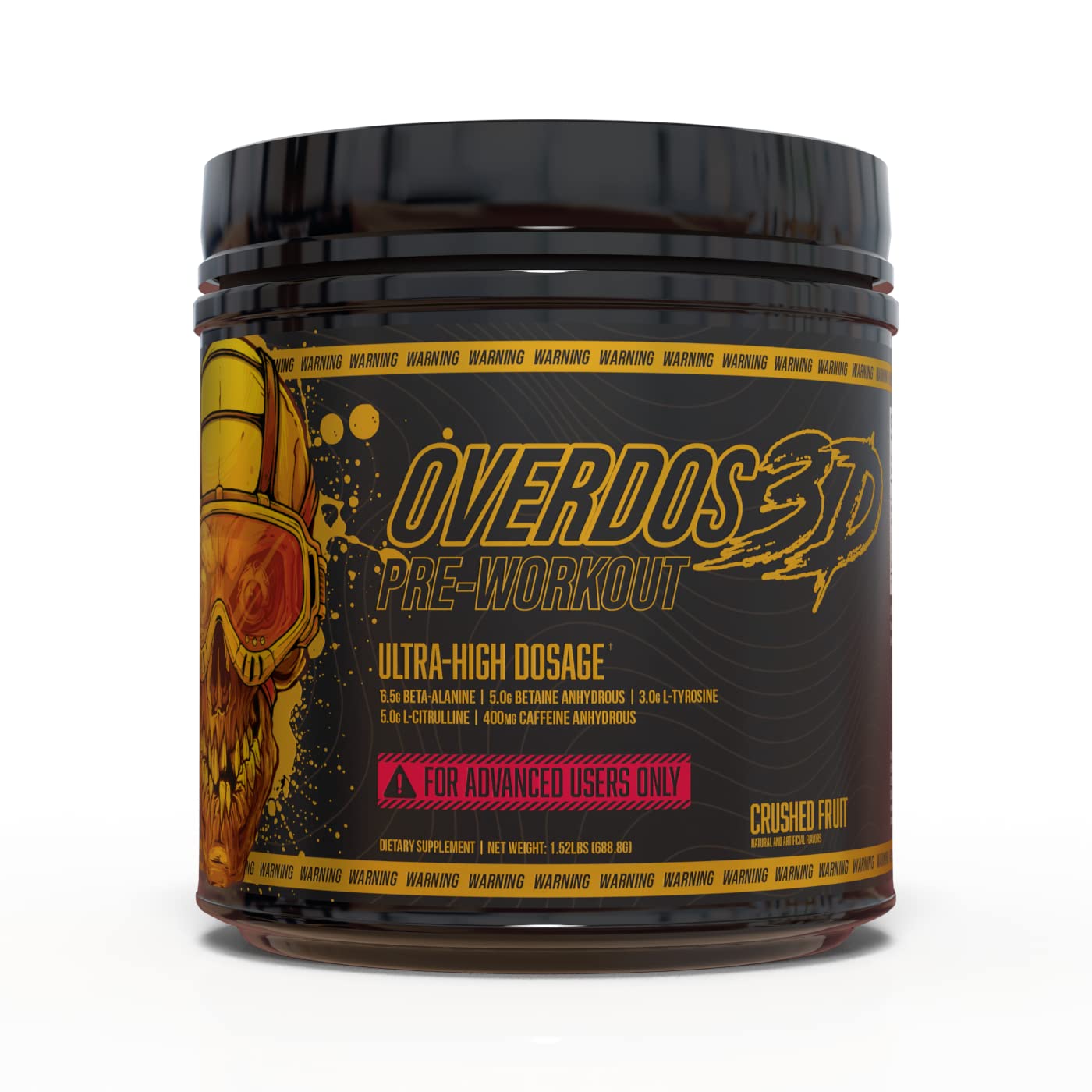 OVERDOS3D Pre-Workout Powder | Ultra-High Dosage | for Advanced Users ONLY Heath Secret uk supplements