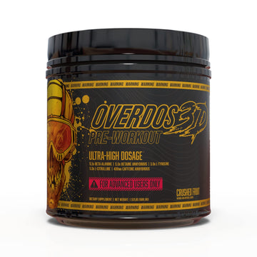 OVERDOS3D Pre-Workout Powder | Ultra-High Dosage | for Advanced Users ONLY Heath Secret uk supplements