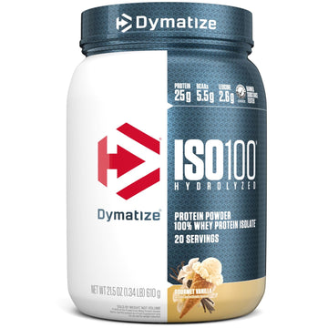 Dymatize ISO100 Hydrolyzed Protein Powder, 100% Whey Isolate , 25g of Protein, 5.5g Dymatize uk supplements