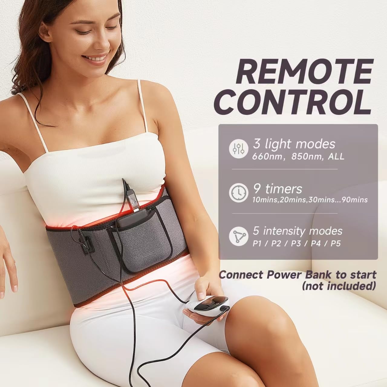 Headot Red Light Therapy Wrap Belt for Body, Men and Women Gift,100 LEDs,5Gears 9Timers HeaDot uk supplements