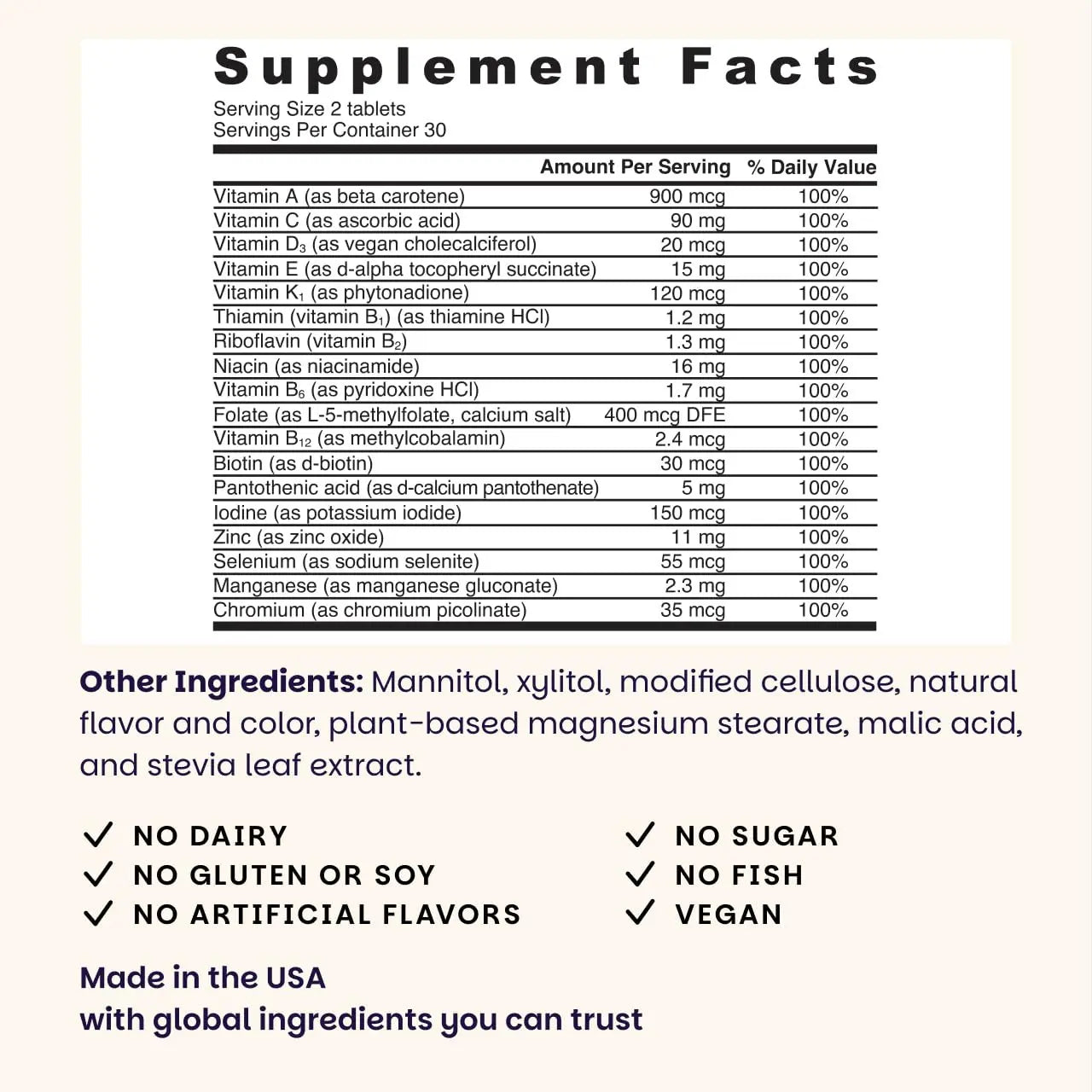 EZ Melts Women's Multi + Hair Growth - Daily Multivitamin for Women - Supports Healthy Energy Levels & Reduced Hair Shedding EZ Melts uk supplements
