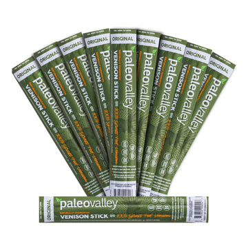 Paleovalley 100% Grass Fed Venison Sticks – 10 Pack – Keto-Friendly, High Protein, Low-Calorie Snack – Omega-3 Rich, Gluten-Free, Nitrate-Free, Naturally Flavored – Healthy On-the-Go Meat Snack Paleovalley uk supplements