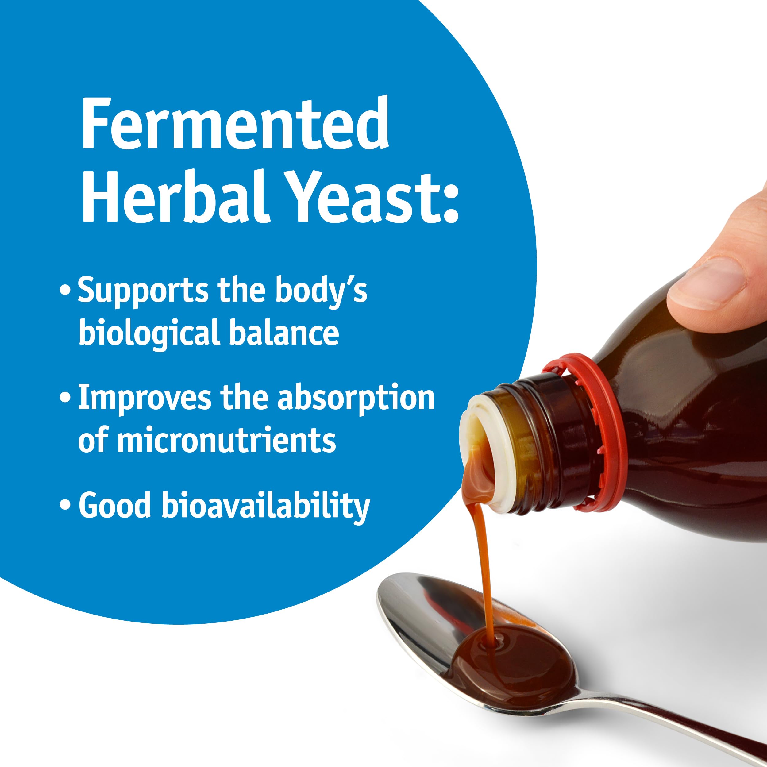 Strath Fermented Herbal Yeast Postbiotic - (8.4 Fl oz) Daily Nutritional Food Supplement Liquid | Supports Metabolism | Vegetarian | Lactose-Free | No Artificial Additives Bio-Strath uk supplements