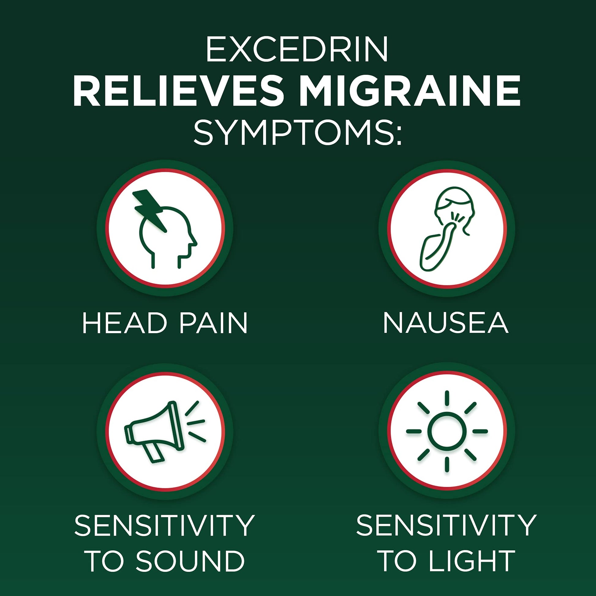 Excedrin Migraine Relief Caplets to Alleviate Migraine Symptoms - 200 Count Excedrin uk supplements