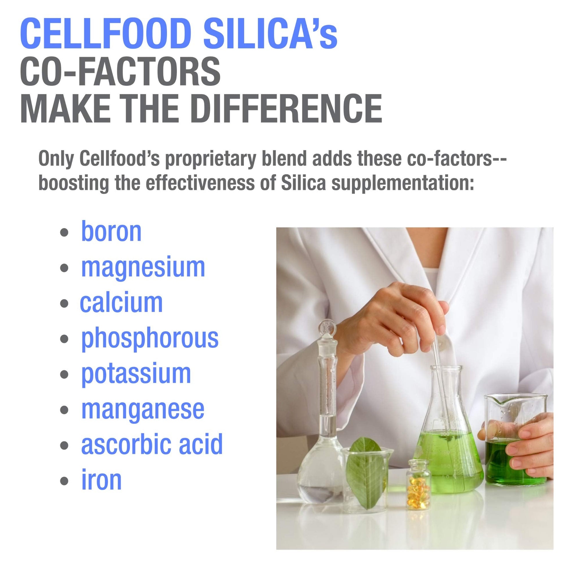 Cellfood Essential Silica Anti-Aging Formula, 4 fl oz - Supports Healthy Bones, Joints, Hair Cellfood uk supplements