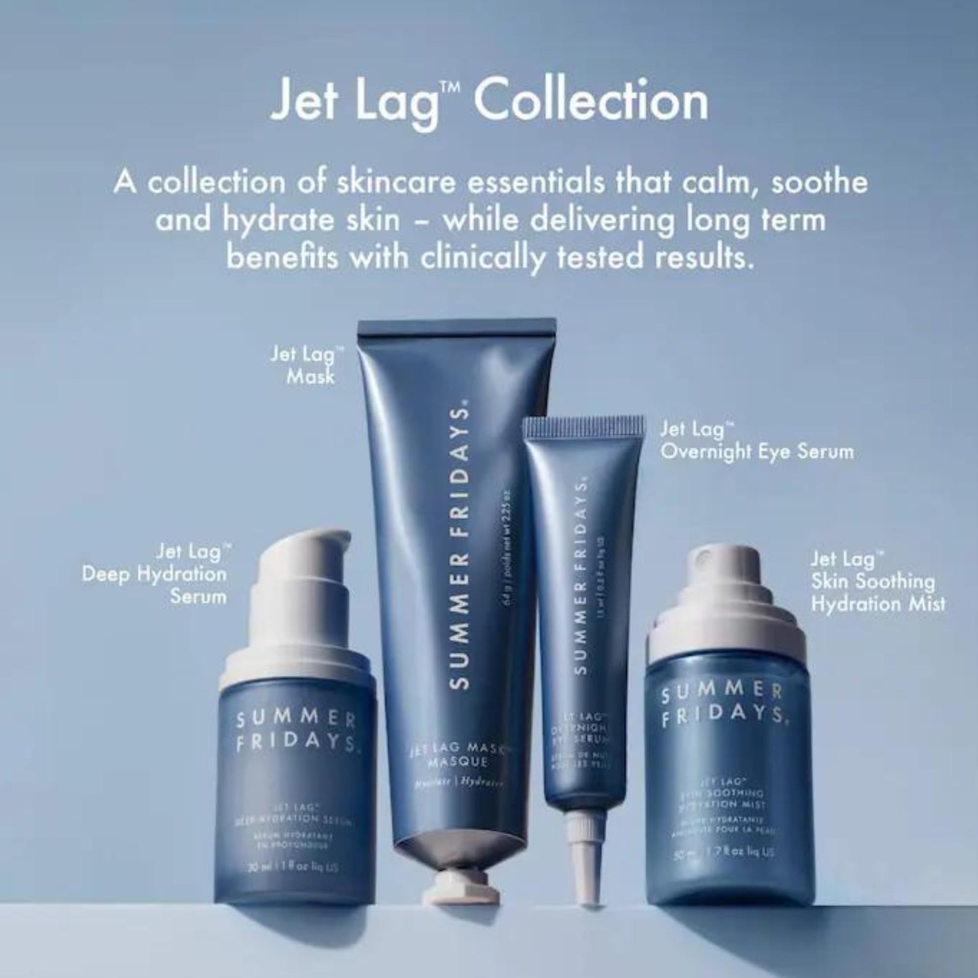 Summer Fridays Jet Lag Skin Soothing Hydration Face Mist - Ultra-Fine Facial Spray & Hydrating Mist to Comfort, Soothe & Help Provide Protective Moisture Barrier Support for Glowing Skin (1.7 Fl Oz) Summer Fridays uk supplements