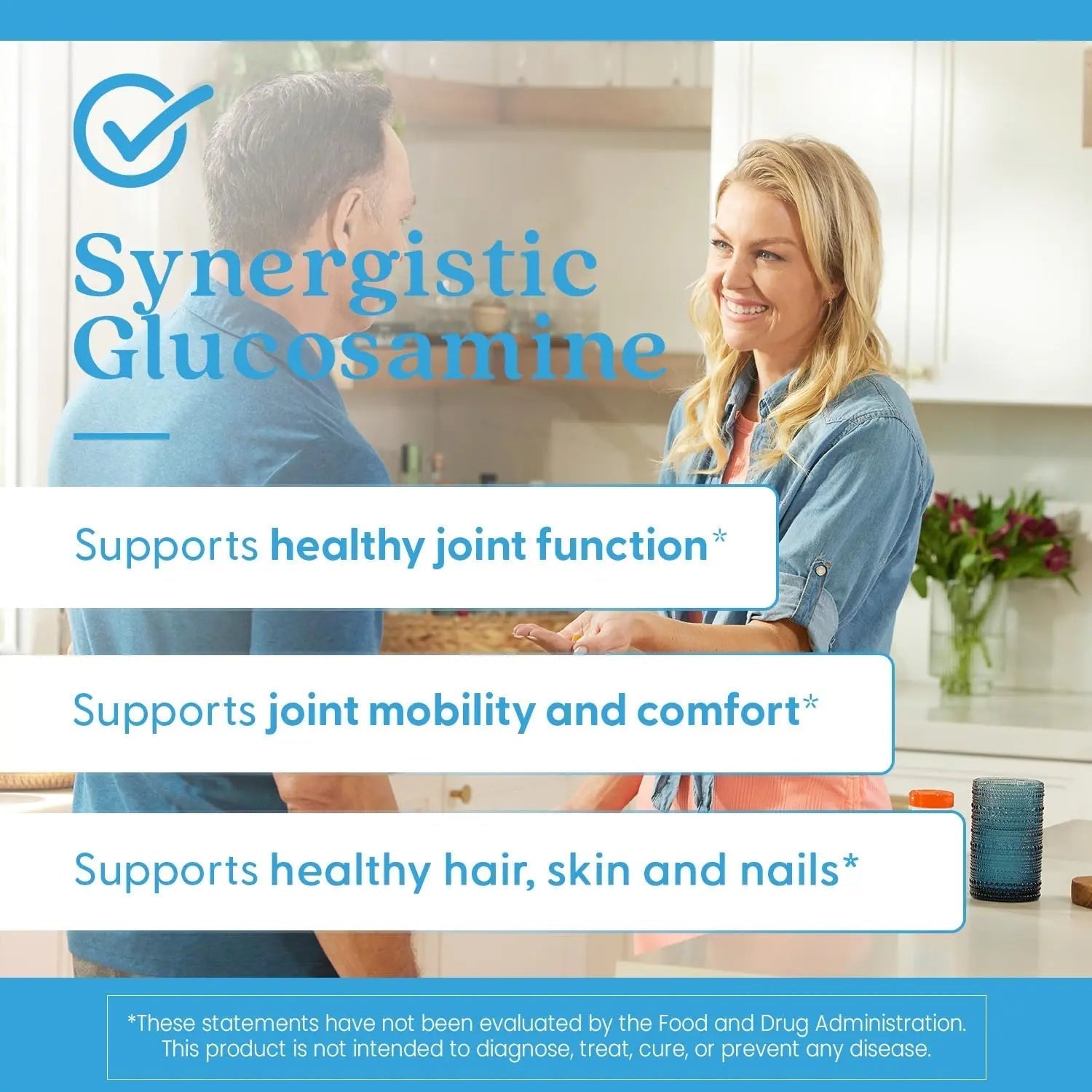 Doctors Best Synergistic Glucosamine MSM Formula, Joint Support, Non-GMO, Gluten Free, Soy Free 180 Capsules Doctor's BEST uk supplements