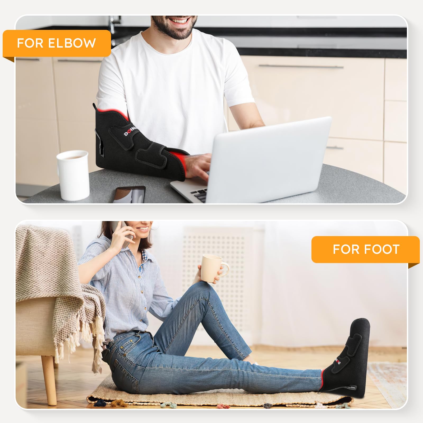 Doinart Red Light & Infrared Therapy for Feet—Infrared Light Therapy Feet for Neuropathy Shoe Wraps Toes Doinart uk supplements