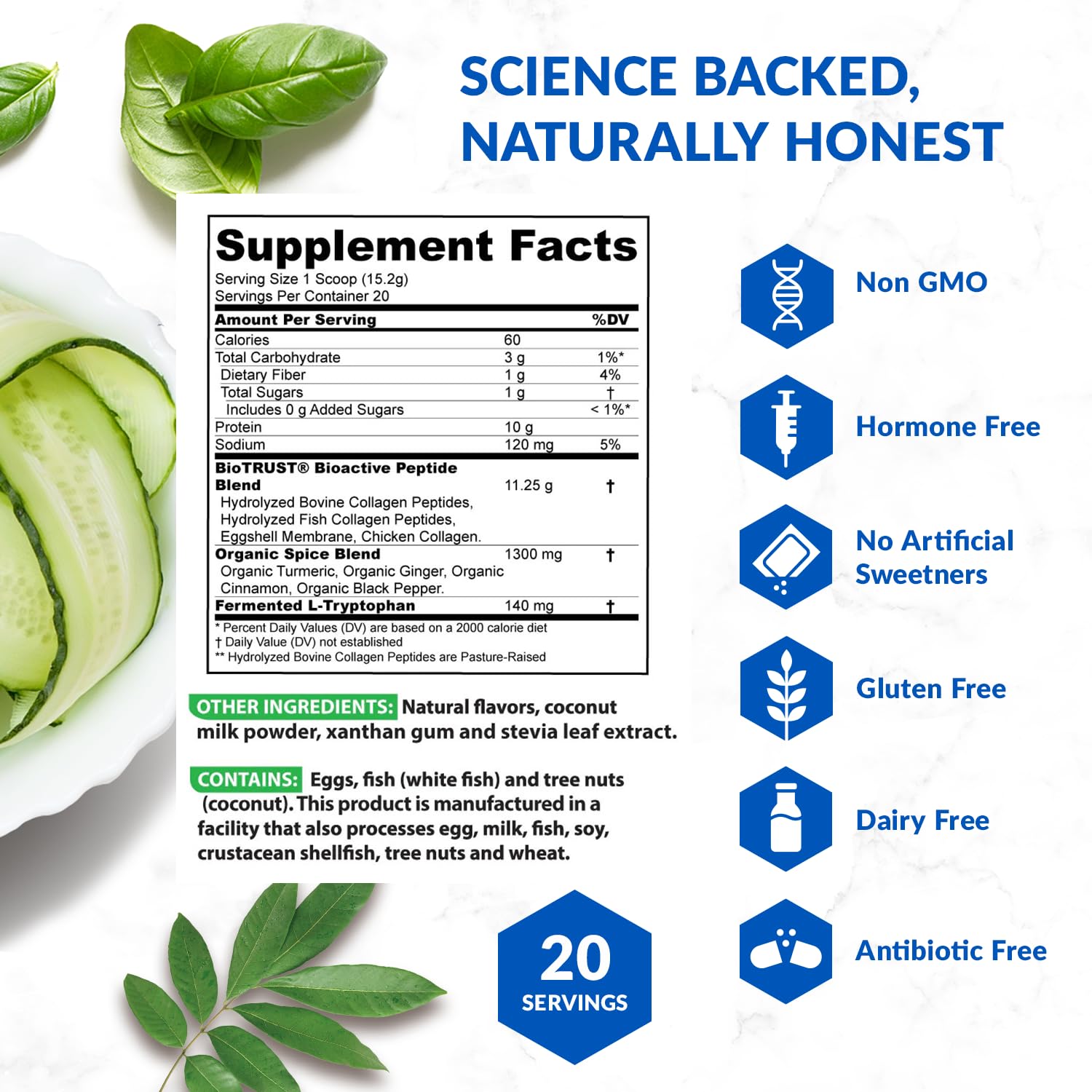 BioTrust Collagen Powder with Turmeric – 5 Types (I, II, III, V, X) + Turmeric BioTrust uk supplements
