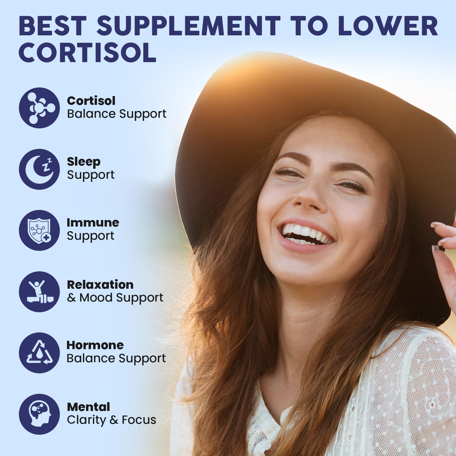 Cortisol Supplements for Women - Cortisol Manager Liquid Drops with Magnesium, Ashwagandha & Rhodiola rosea, L-theanine - Promotes Relaxation & Better Sleep, Mood, Blueberry Flavors, 1FL.OZ(2PC) YANLUOBO uk supplements