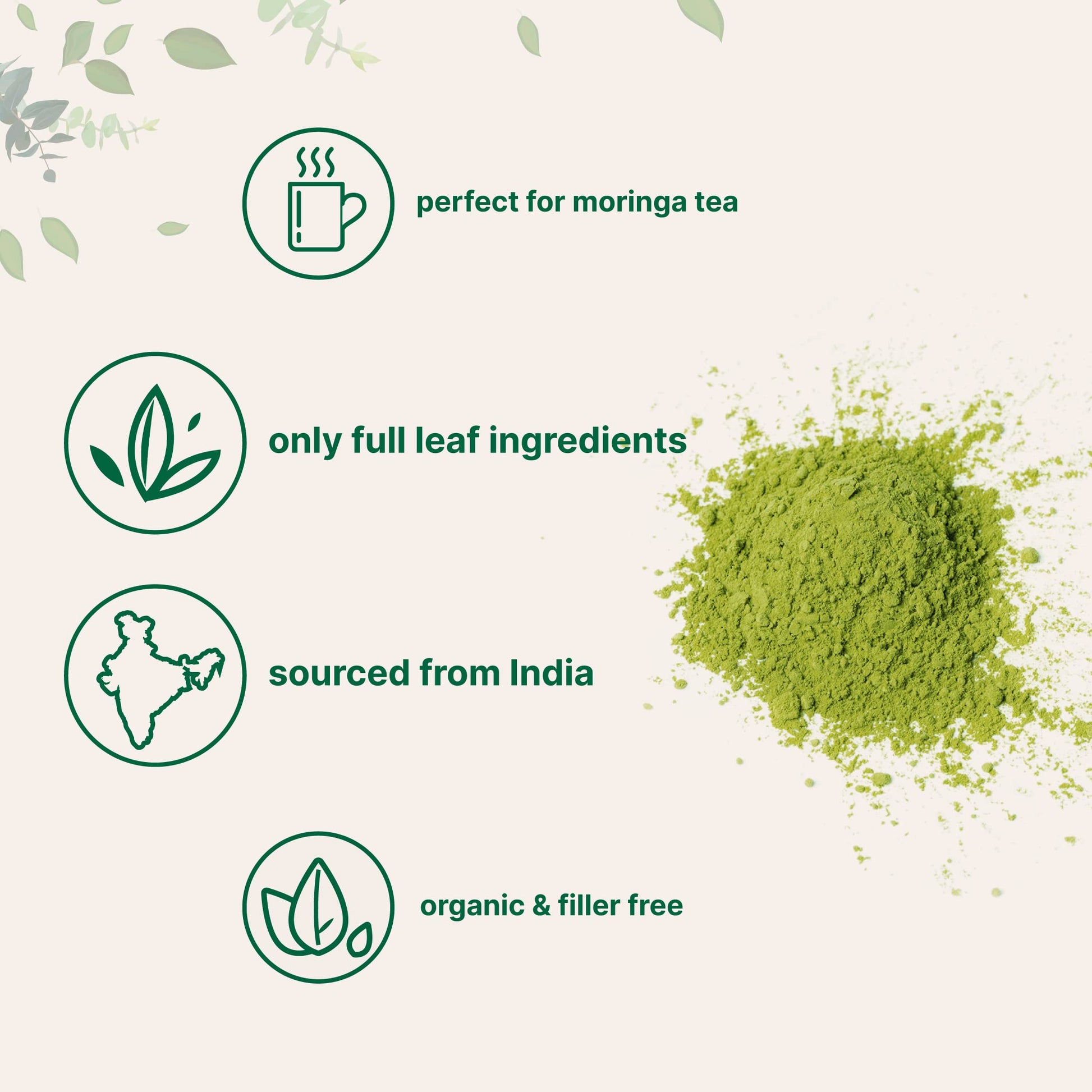 Organic Moringa Oleifera Leaf Powder for Hair, 2 Pounds, Rich in Antioxidants and Immune Micro Ingredients uk supplements