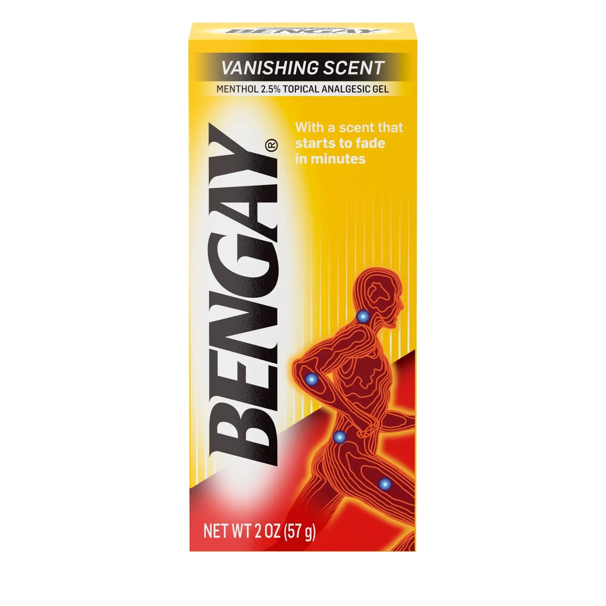 Ben Gay Vanish Scnt Size 2z Bengay Non-Greasy Vanishing Scent Pain Reliever Gel, Pack of 3 Johnson & Johnson uk supplements
