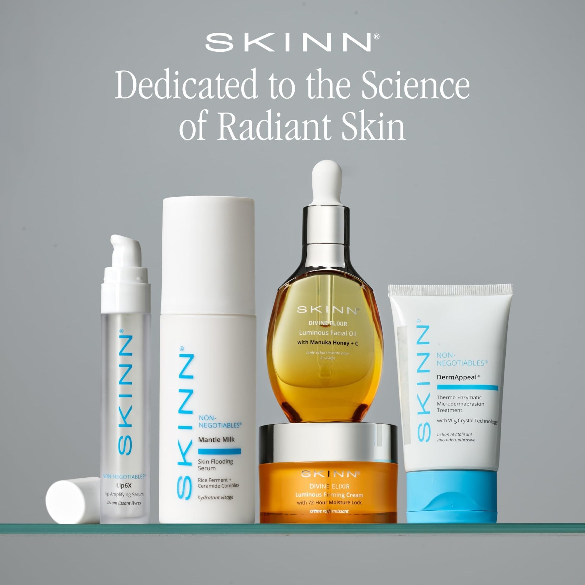 SKINN Lip Amplifying Serum, Lip6X with Peptides - Deep Moisturizing Serum Plumps, Hydrates & Smooths Lips & Boosts Collagen Production - Lip Care Products for Women SKINN uk supplements