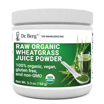 Dr. Berg's Wheatgrass Superfood Powder - Raw Juice Organic Ultra-Concentrated Rich Dr. Berg Nutritionals uk supplements