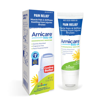 Boiron Arnicare Roll-On for Relief of Joint Pain, Muscle Pain, Muscle Soreness, and Swelling from Bruises or Injury - Cooling Metal Roller and Fragrance-Free - 1.5 oz Boiron uk supplements